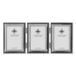 Lawrence Frames Lawrence metalen frame, 2,5 x 3,5 cm, 3 stuks, zilverkleurig