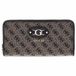 GUESS Samantha SLG Portefeuille zippé Noir Logo