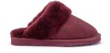 Warmbat Flurry Suede Dames Sloffen - Bordeauxrood