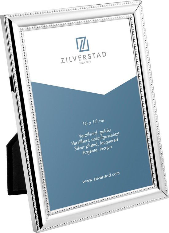 Zilverstad Fotolijst Parel - 10x15 cm - Zilver