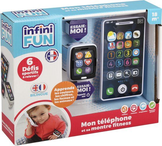 KD Group KD Kids Infinifun My First Fitwatch And Smartphone Set