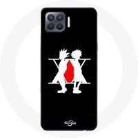 Maniacase Oppo A93 5G Hoesje Hunter x Hunter Manga Logo Zwart