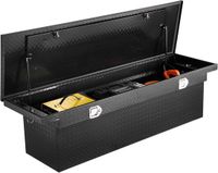 Vevor Crossover Gereedschapskist voor vrachtwagenbed Aluminium 1815x699x474mm Zwart