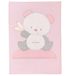 Andy & Helen 2/501Cd03_R babydeken, geborduurd piquet, roze