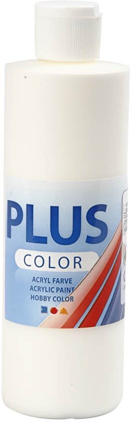 Color Plus acrylverf off white 250 ml