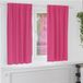 vidaXL Blackout Gordijnen met Ringen 2 st Felroze 175 x 140 cm