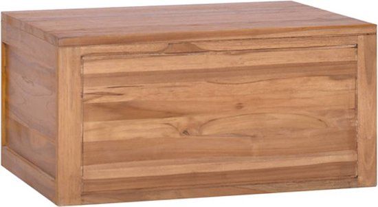 vidaXL Badkamerwandkast 60x45x30 cm massief teakhout