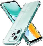 Techsuit Hoesje geschikt voor HONOR X5c Plus - Shockproof Silicone Back Cover - Transparant