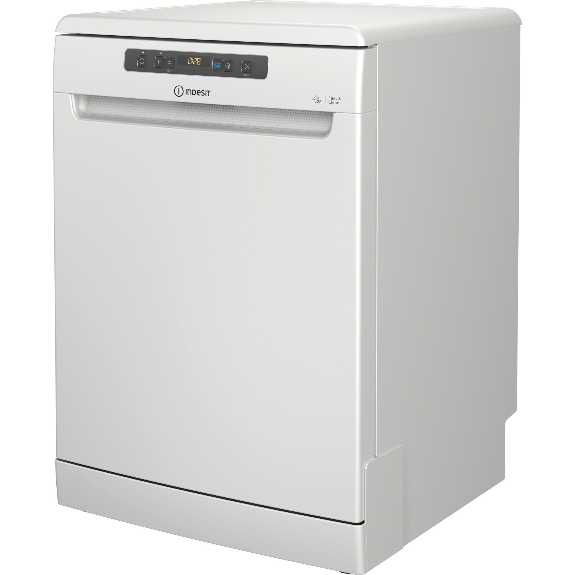 Indesit DFO 3T133 A F - Vaatwasser - Vrijstaand - 14 couverts - D - RVS
