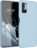kwmobile telefoonhoesje geschikt voor Xiaomi Redmi Note 10 5G - Hoesje voor smartphone - Back cover in mat lichtblauw