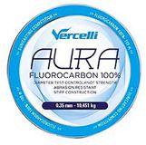 Vercelli Aura 50 M Flurocarbon Transparant 0.400 mm