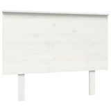 VidaXL Hoofdbord Grenenhout Wit 104x6x82,5 cm