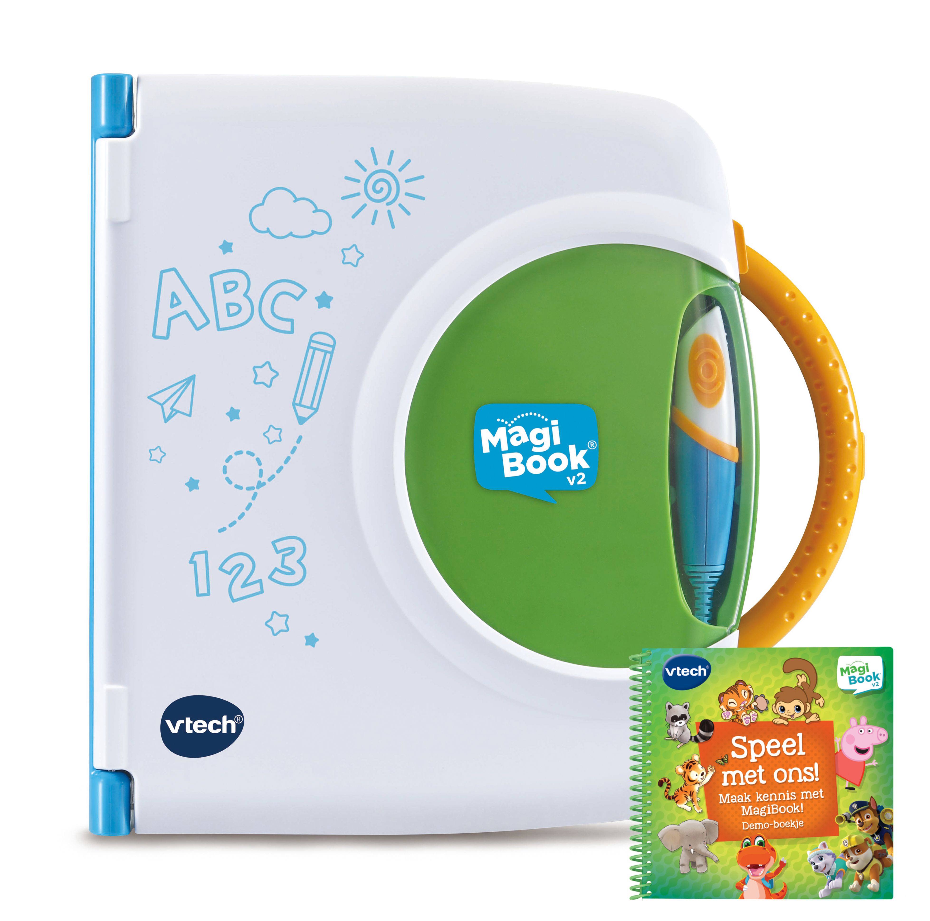 VTech MagiBook v2 groen - Interactief Activiteitenboek - vanaf 2 jaar - Educatief speelgoed
