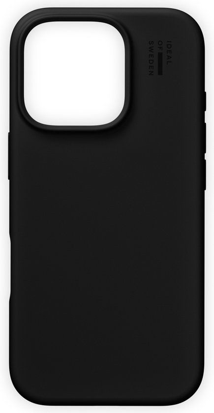iDeal of Sweden Silicone Case geschikt voor Apple iPhone 16 Pro Max - Zwart