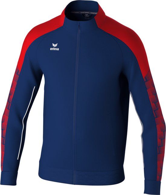 Erima Evo Star Trainingsjack Kinderen - Marine / Rood - Maat 164