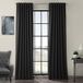 HPD Half Price Drapes Kamerverduisterende gordijnen 305 cm lang voor slaapkamer en woonkamer (1 paneel), 127 x 305, gitzwart