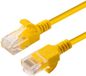 Microconnect V-UTP6A075Y-SLIM netwerkkabel Geel 7,5 m Cat6a U/UTP