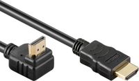 Goobay HDMI kabel - 90° haaks naar boven - HDMI 2.0 (4K 60Hz + HDR) / zwart - 5 meter