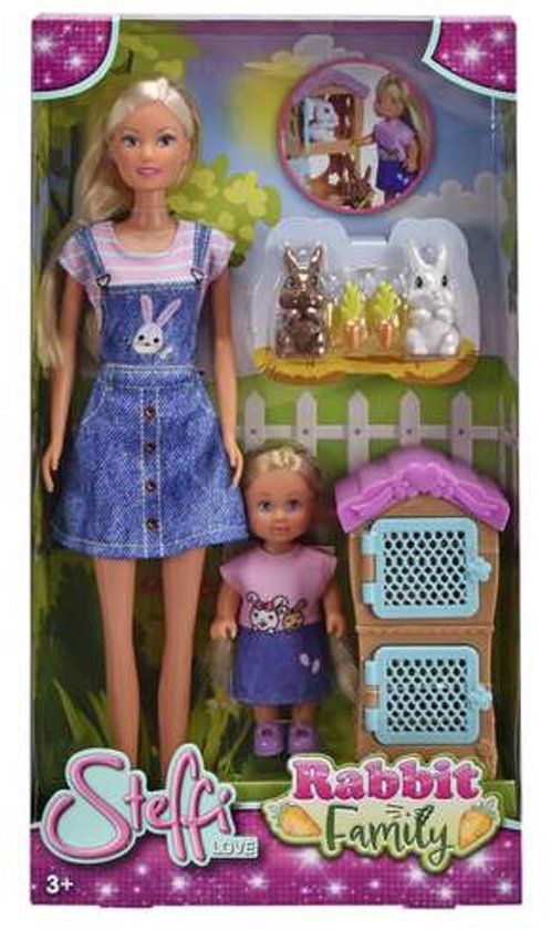 Simba Pop Steffi Love En Evi Family Bunnies Roze - 105733667
