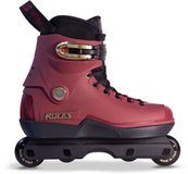 Roces M12 LO Plus Spassov Inferno Stunt Skates Volwassenen - Aggressive Inline Skates - Rood - Maat 40