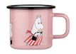 Muurla Moominmamma Retro geëmailleerde mok, 0,37 l, roze
