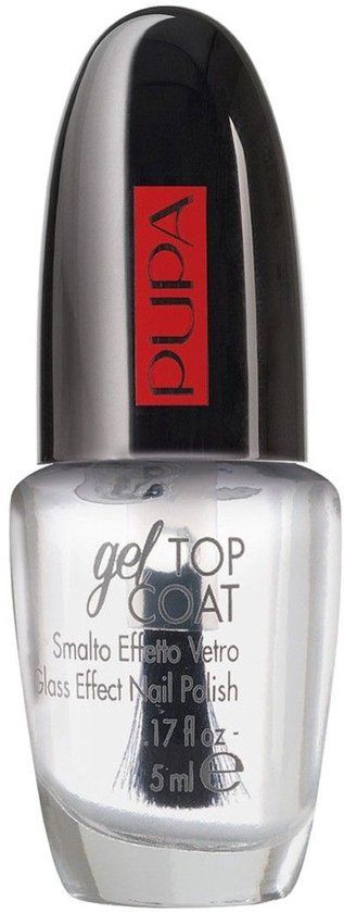 PUPA Milano Gel Top Coat Glass-effect Nail Polish 5 ml Transparant