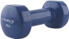HMS Gietijzeren Dumbbell met Vinyl Coating - 3 kg - Blauw