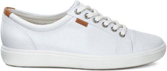 ECCO Soft 7 Sneakers Dames Wit Maat 37