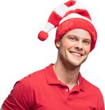 Boland - Kerstmuts Gestreept - Één maat - Volwassenen - Unisex - Kerst