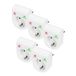 DIGITUS overspanningsbeveiligingsadapter – 5 stuks | Afvoerstroom max. 13.500 A – 16 A / 230 V / 50 Hz – Max. 3.500 W – Geaard stopcontact – LED-statusindicator – Wit