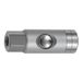 RIEGLER Drukknop-veiligheidskoppeling NW 5,5, ARO210, draaibaar, aluminium, G 1/2 IG, werkdruk max. 12 bar, meter, omgevingstemp. -20 °C tot 70 °C