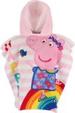 4KidsOnly Peppa Pig Poncho Unisex Multi Colour Kinderen One size Katoen
