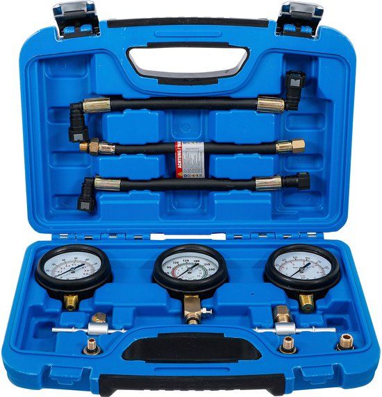 BGS Brandstof- en compressiedruktestset voor motoren 11-delig - 74355