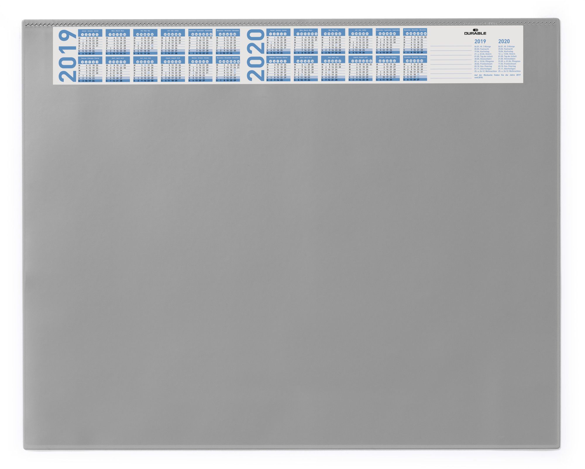 Durable Panda 720410 Bureaulegger grijs 65 x 52 cm