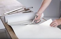kwb Behangschaar van roestvrij staal - schuin, 280 mm totale lengte, 130 mm snijlengte