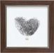 Deknudt Frames fotolijst S45VH3 - bruin met zilverbies - foto 13x13 cm