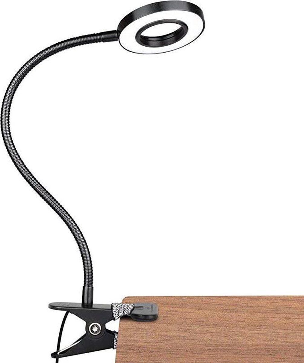 Topco Sales Clip Light voor Bureau - Flexibel - Zwart