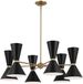 Kichler LED Lustre | 12X E27 Max 40W | Bronze Champagne, Noir
