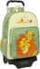 Mufasa Schoolrugzak met Wielen Groen Beige 33 x 42 x 14 cm
