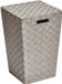 TENDANCE Taupe Polyester Laundry Basket with Lid
