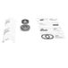 Robuschi Service Kit Reserveonderdeel lagerbeugel voor vloeistofringpomp, serie RVS, maten 7-14, sleutels, 2 lagers 6307-2z en 6008-2z, koppelingsbeschermer, sluitring, in 1-doos