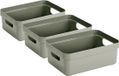 Sunware boîte de rangement - 6x - plastique - vert clair - 9 litres