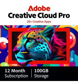Adobe Creative Cloud Individual (alle apps) | Abonnement | 1 Jaar | 100 GB Cloud