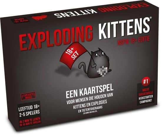 Exploding Kittens Basisspel NSFW 18+ Editie NL