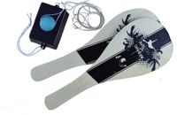 Sporti Topkari Spel wit/zwart Hout Rubber