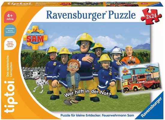 Ravensburger tiptoi® puzzel Brandweerman Sam voor kleine ontdekkers