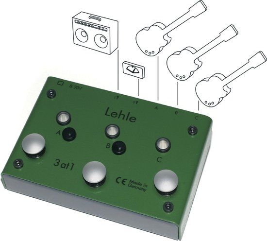 Lehle 1013 3AT1 SGOS Switcher - A/B/Y Box gitaareffect