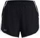 Under Armour UA Fly By 3'' Shorts - Black - Women's - XXL