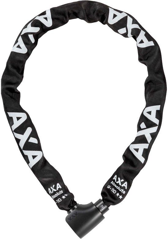 AXA Absolute 9 Kettingslot - ART 2 - 110 cm - Zwart - Geschikt voor E-bikes & Fatbikes