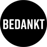 KlikA KP etiket Bedankt | diameter 40 mm | rol van 250 stuks